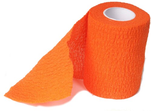 Лента когезивная оранжевая для занятий спортом Ergodynamic (7,5 см*4,5 м) 4003
