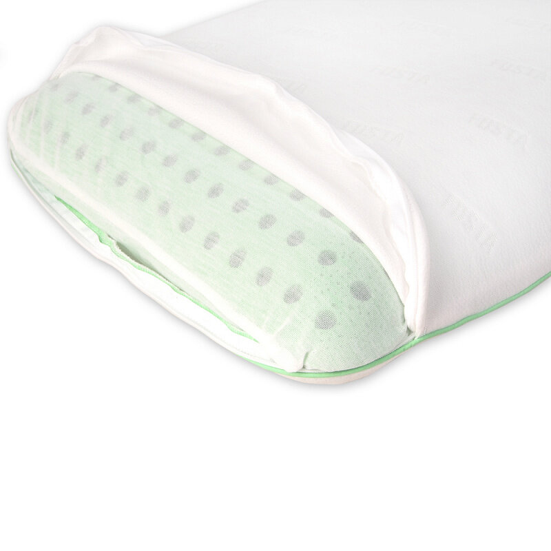 Подушка ортопедическая для сна F 8041 с эффектом памяти (60*40*12) с ароматом натуральной мяты