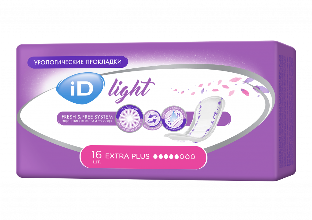 Урологические прокладки ID Light Extra Plus (16шт)