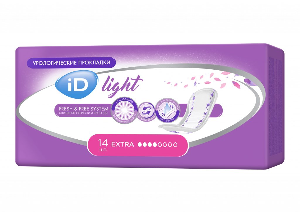 Урологические прокладки ID Light Extra (14 шт)